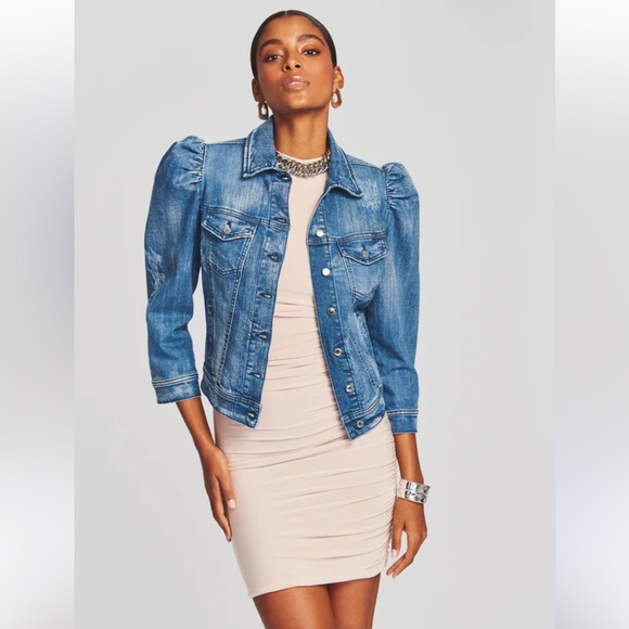 Retrofete Jackets & Blazers - Retrofete Ada Blue Denim Jacket